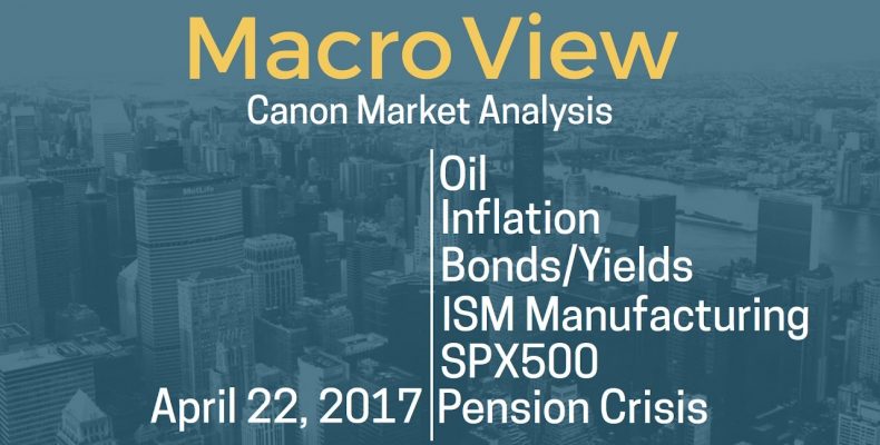 MacroView — 4/22/17 — Oil Inflation Bond Yields ISM SPX Pension Crisis