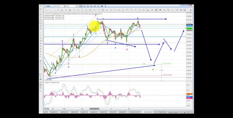 Elliott Wave Analysis of Gold and Silver as of 18th February 2017