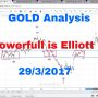 Gold Analysis : How powerfull is Elliott Wave in forecasting (29th March 2017 onwards)